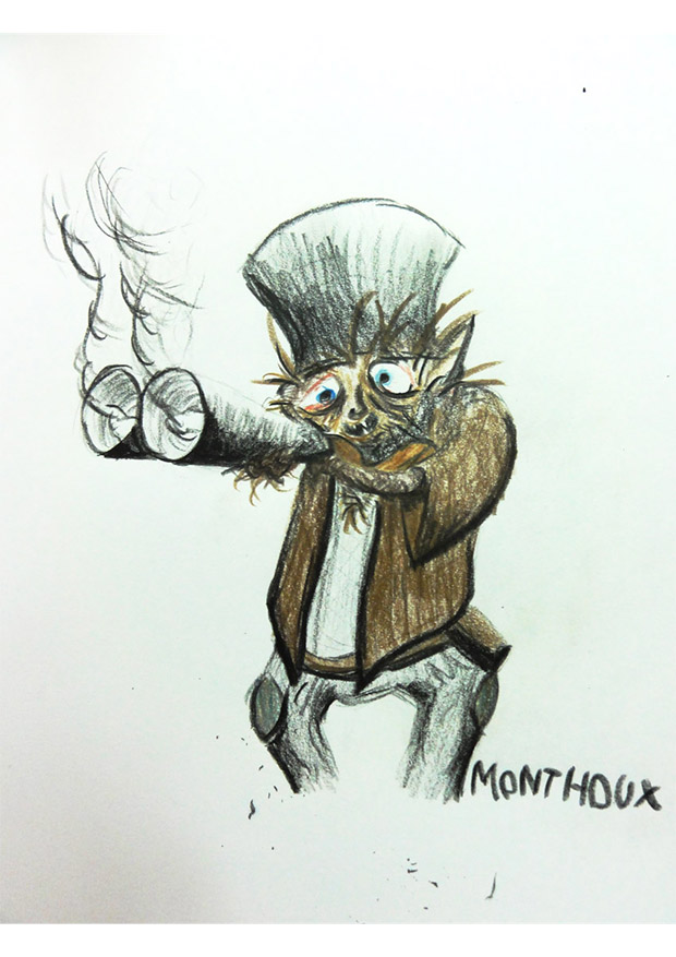 un dessin de François Monthoux