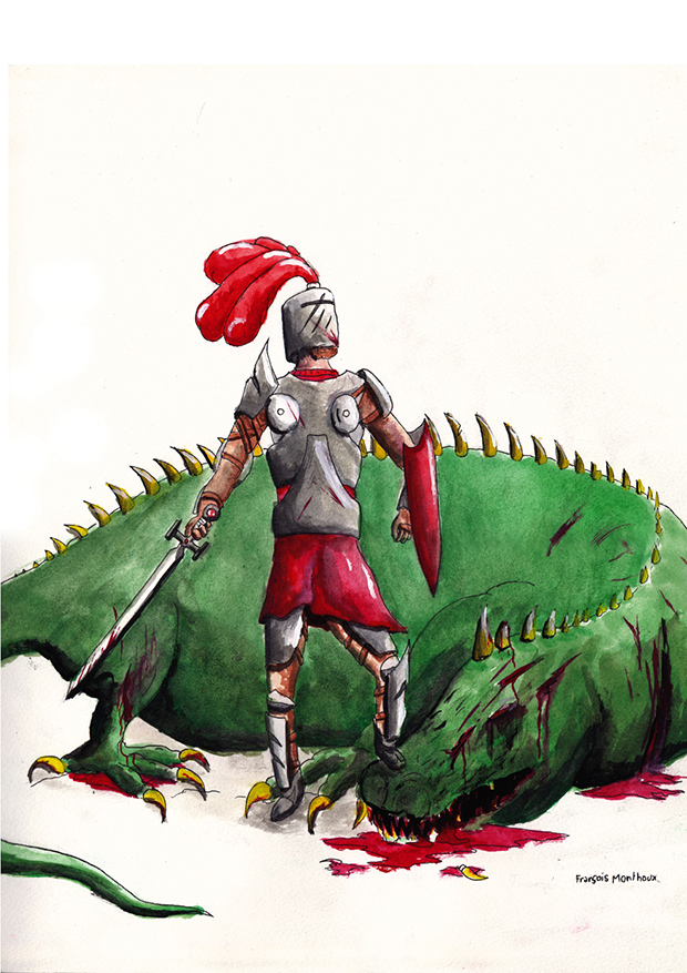 un dessin de François Monthoux
