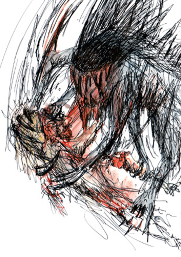 un dessin de François Monthoux