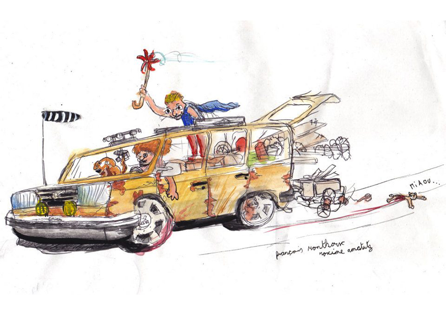 un dessin de François Monthoux