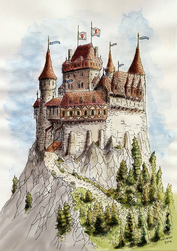 un dessin de François Monthoux