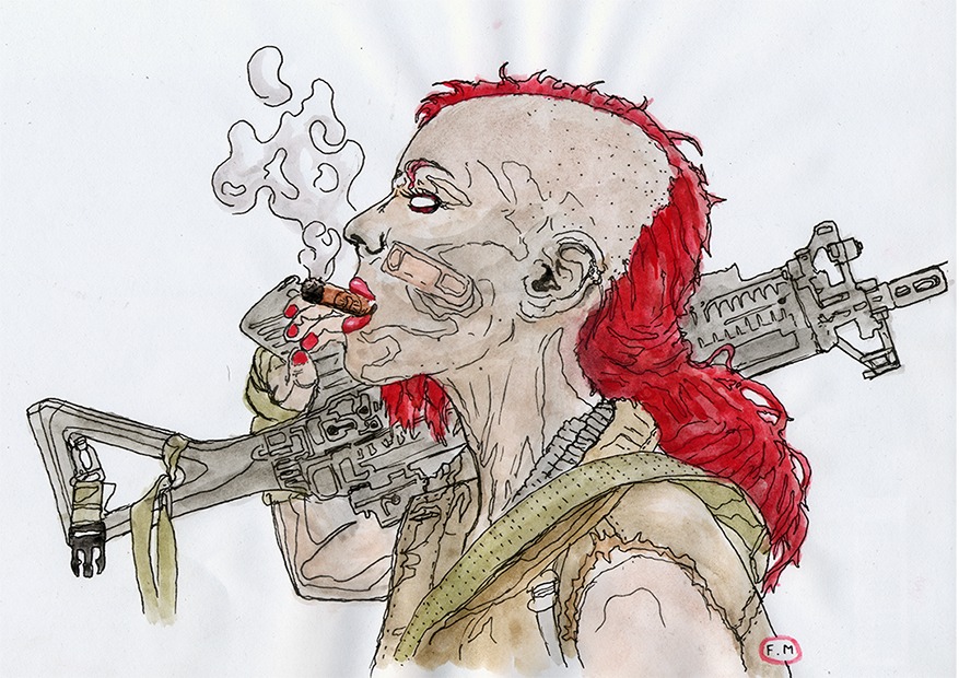 un dessin de François Monthoux