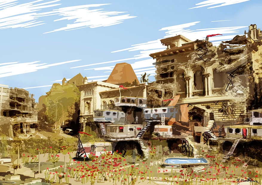 un dessin de François Monthoux