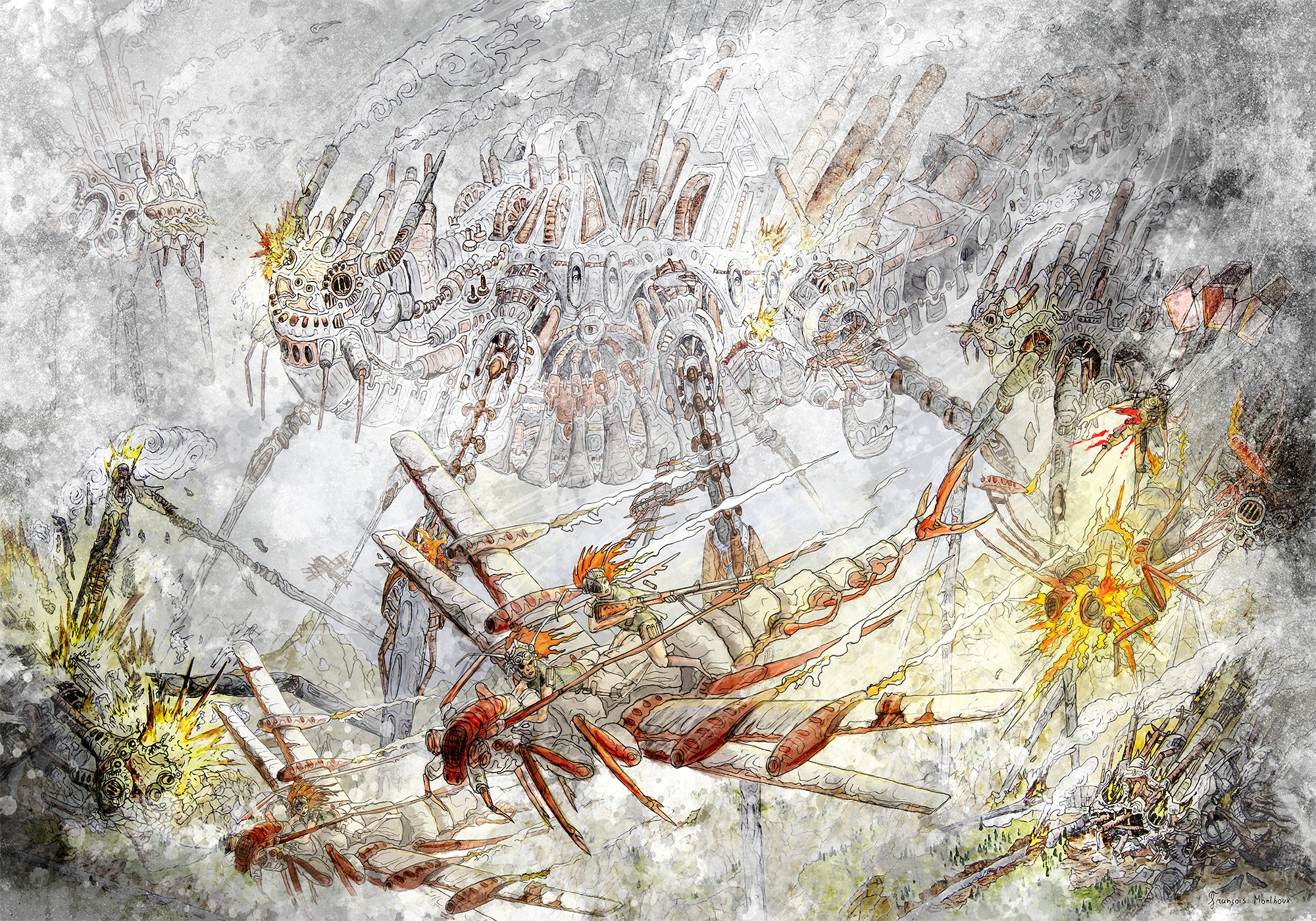 un dessin de François Monthoux