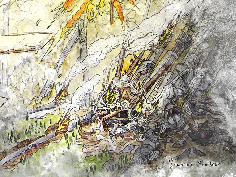 un dessin de François Monthoux