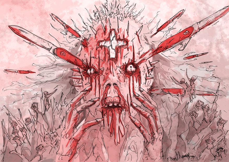 un dessin de François Monthoux