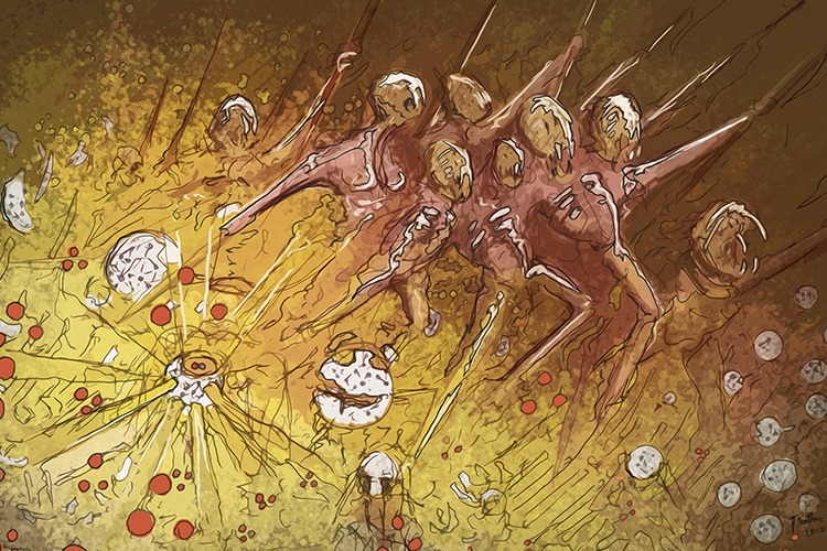un dessin de François Monthoux