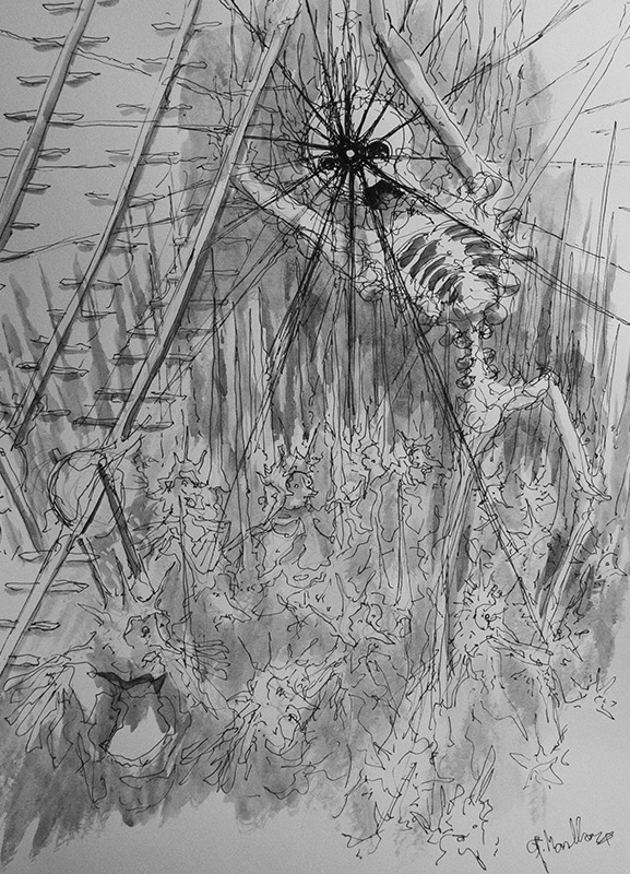 un dessin de François Monthoux
