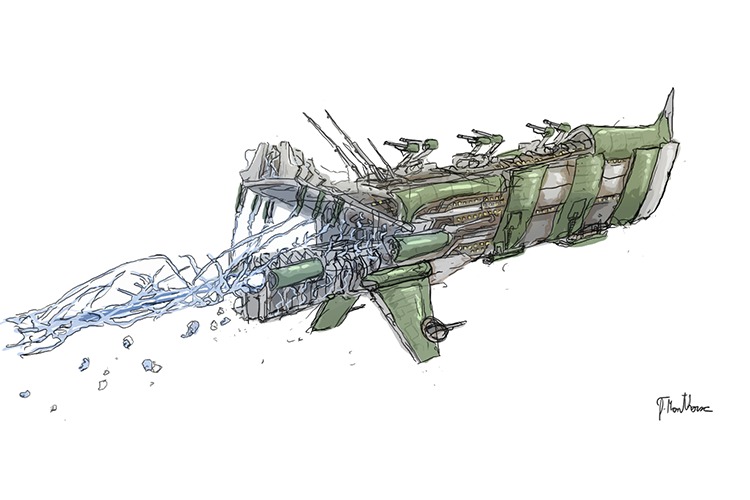 un dessin de François Monthoux
