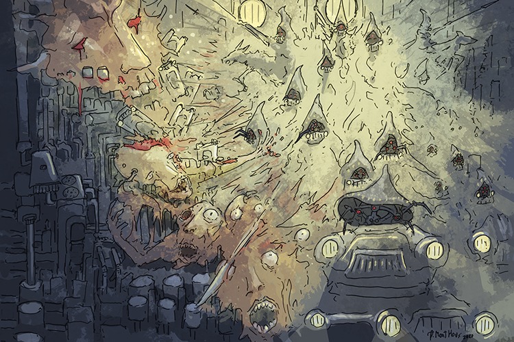 un dessin de François Monthoux