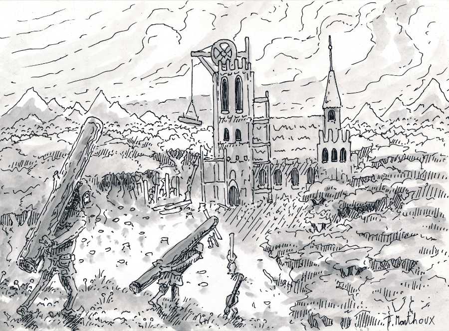 un dessin de François Monthoux