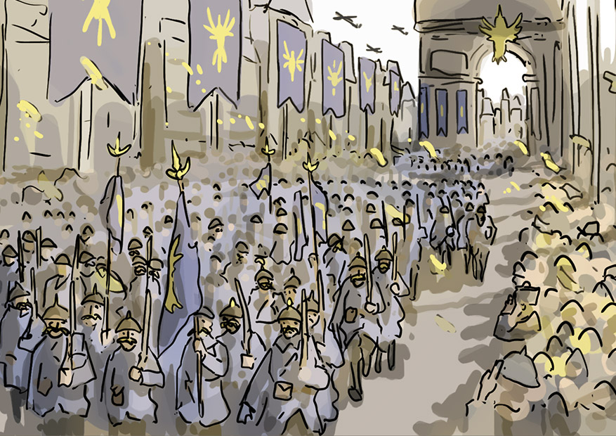 un dessin de François Monthoux