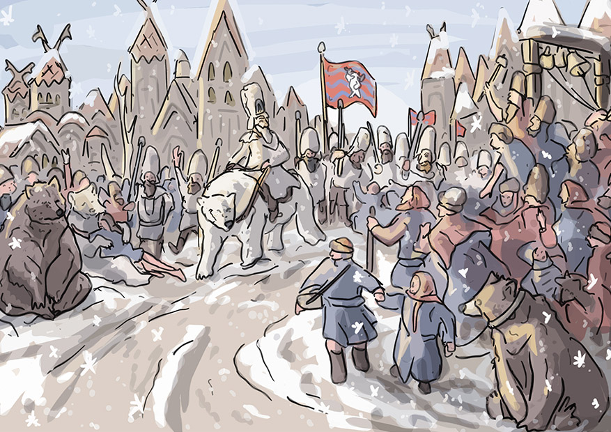 un dessin de François Monthoux