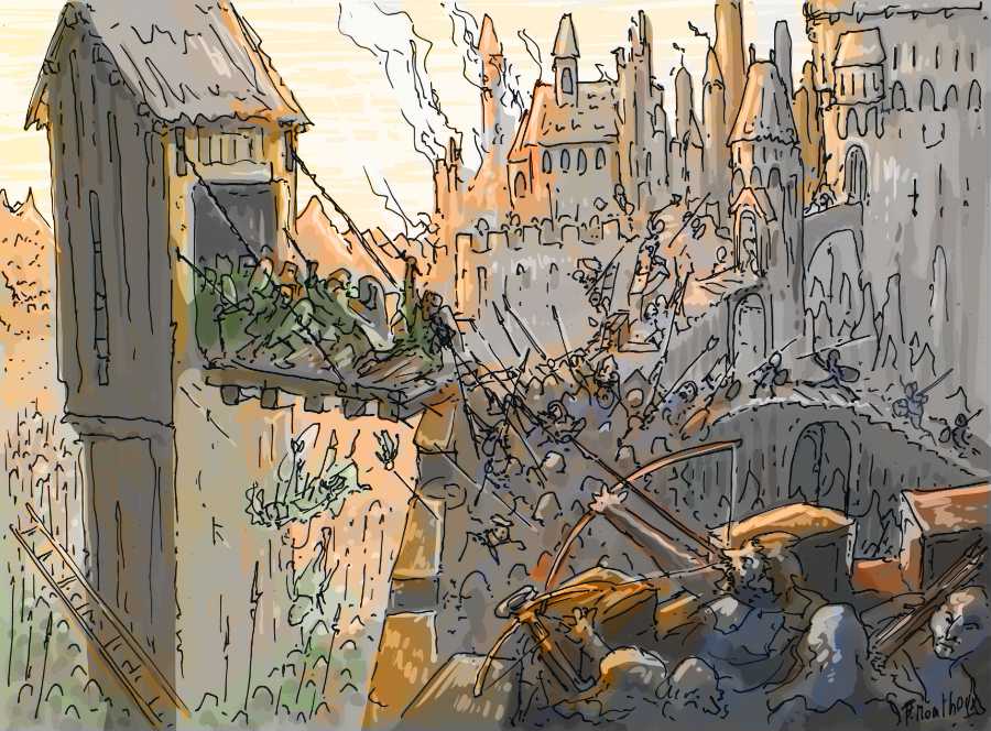 un dessin de François Monthoux