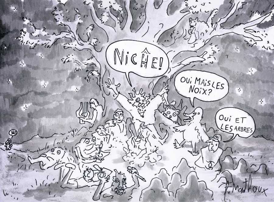 un dessin de François Monthoux