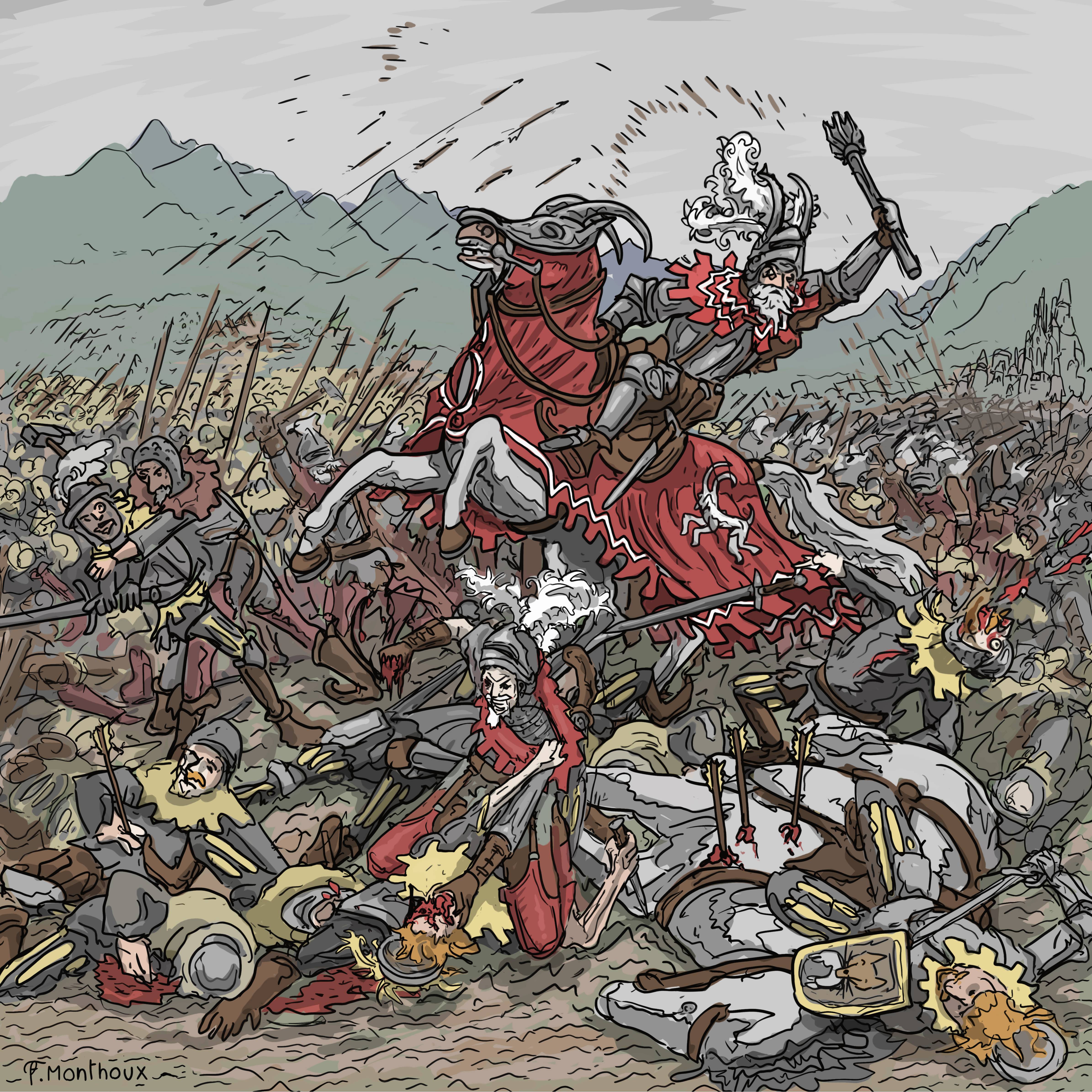 un dessin de François Monthoux