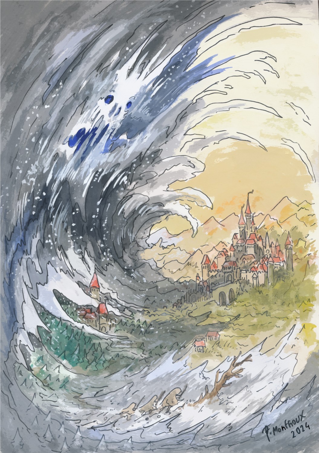 un dessin de François Monthoux