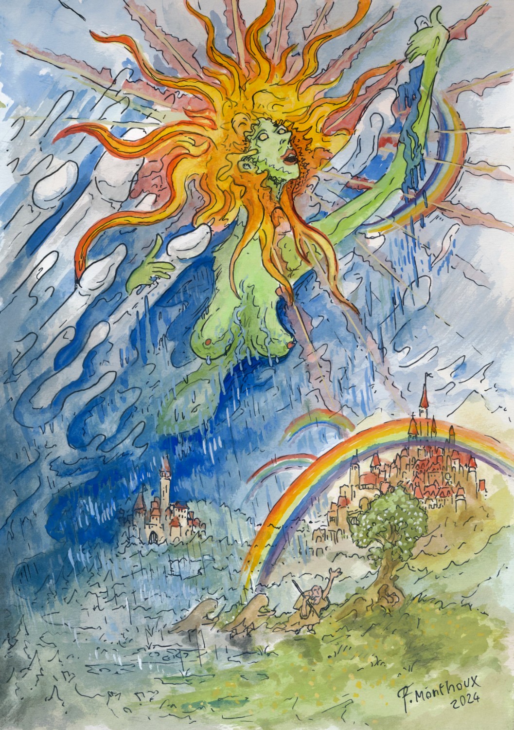un dessin de François Monthoux