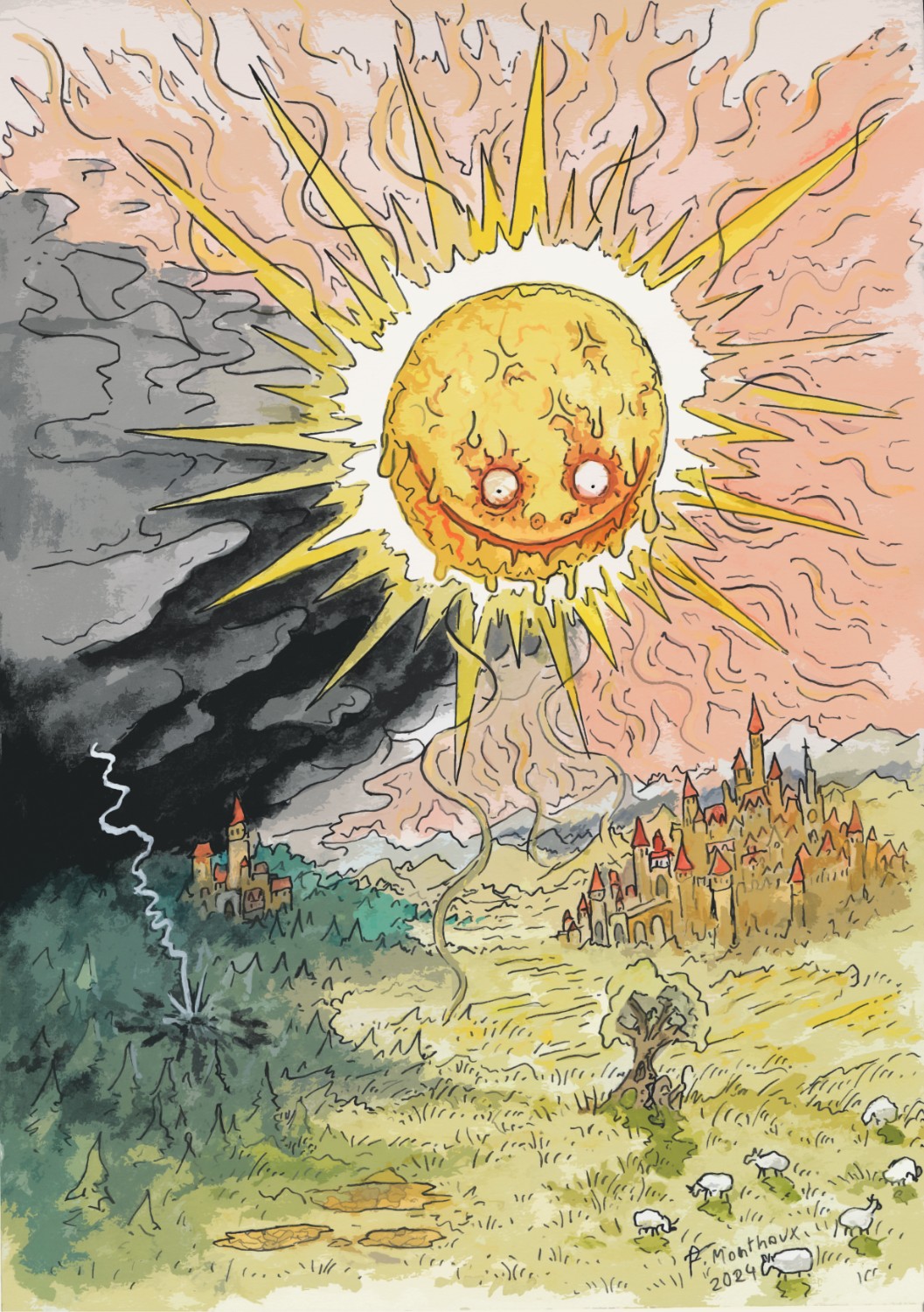 un dessin de François Monthoux