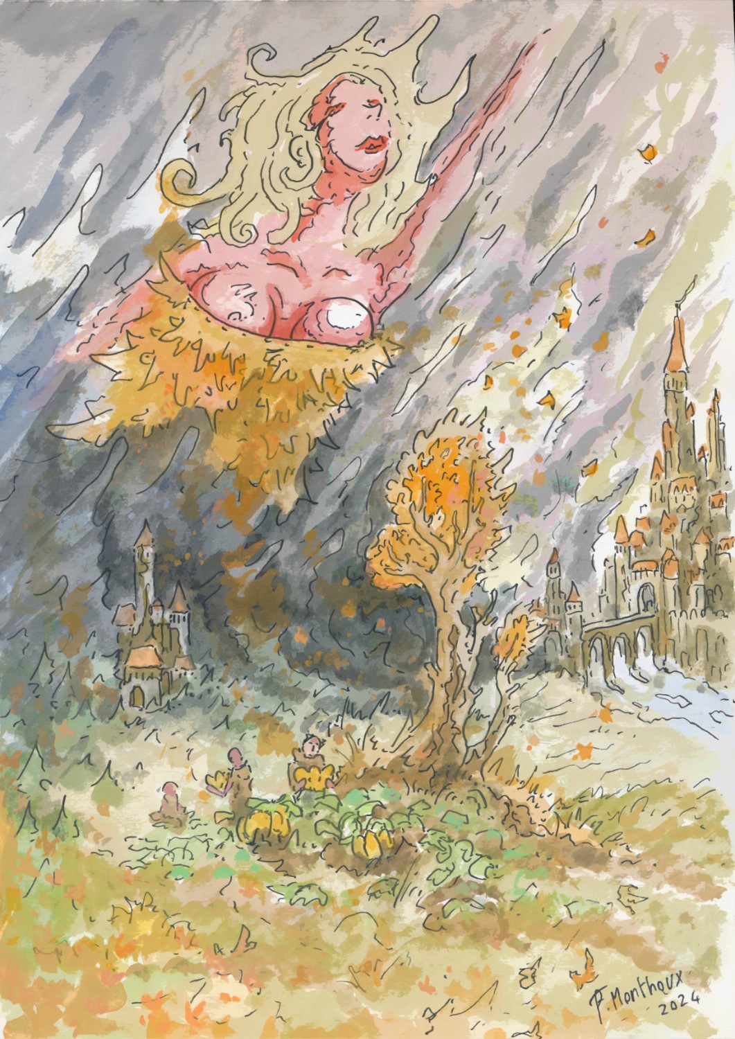 un dessin de François Monthoux