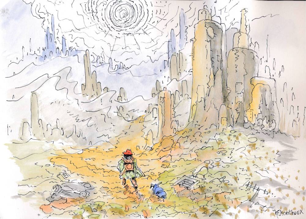 un dessin de François Monthoux