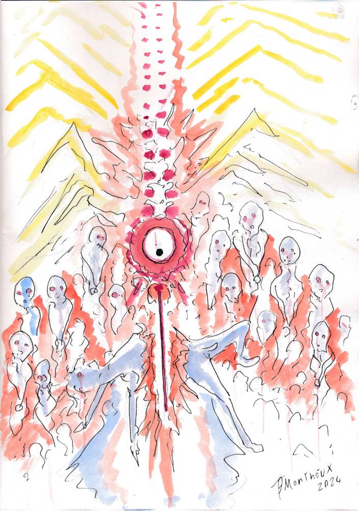 un dessin de François Monthoux