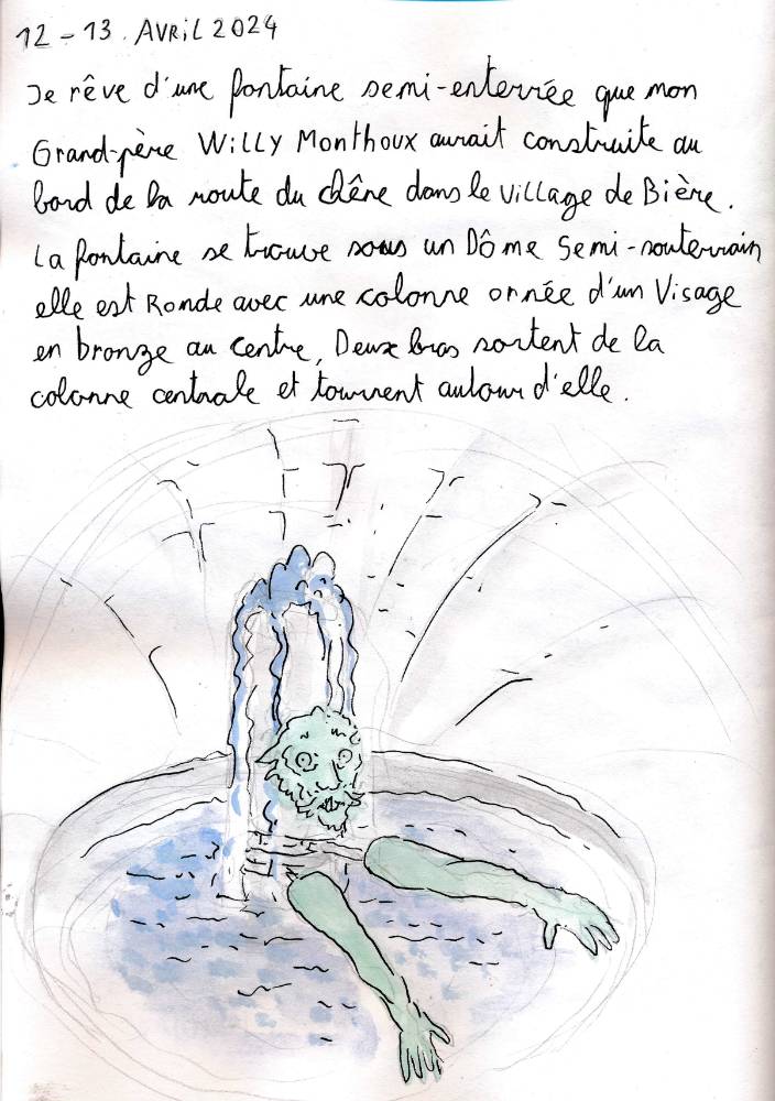 un dessin de rêve de François Monthoux