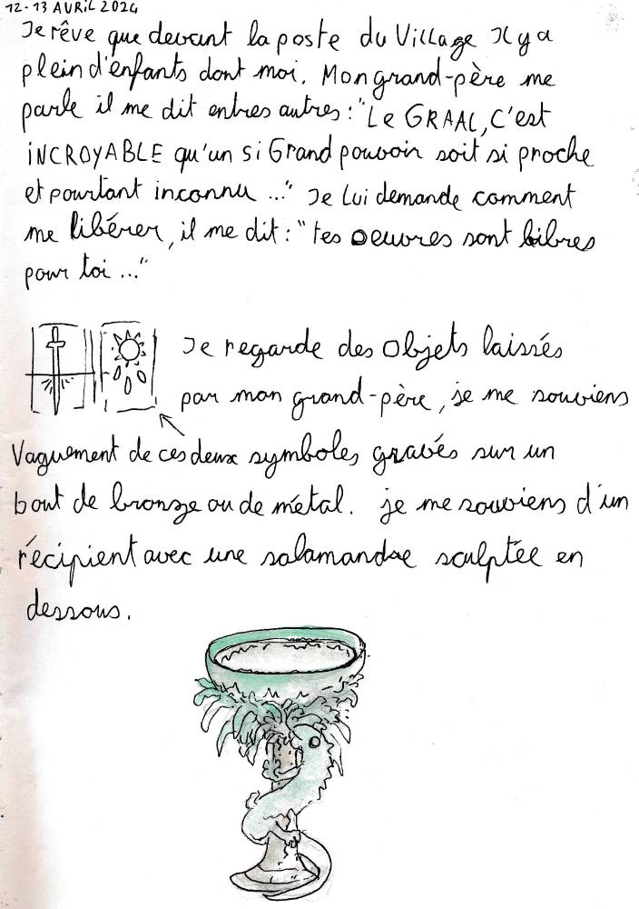 un dessin de rêve de François Monthoux
