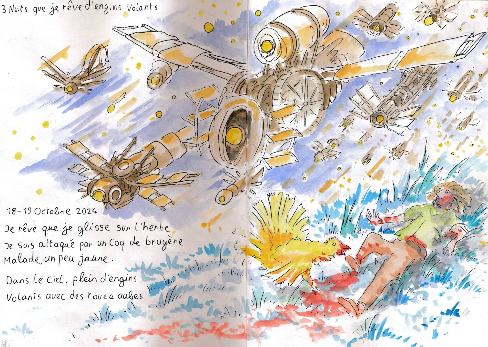 un dessin de rêve de François Monthoux