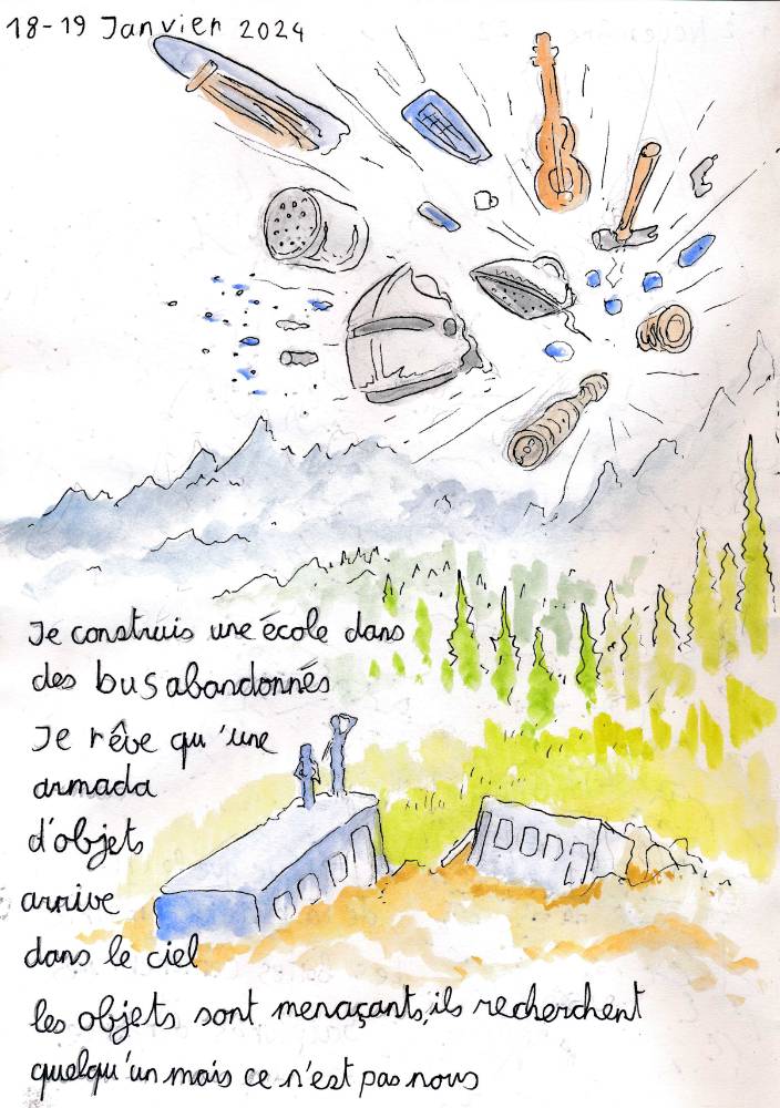 un dessin de rêve de François Monthoux