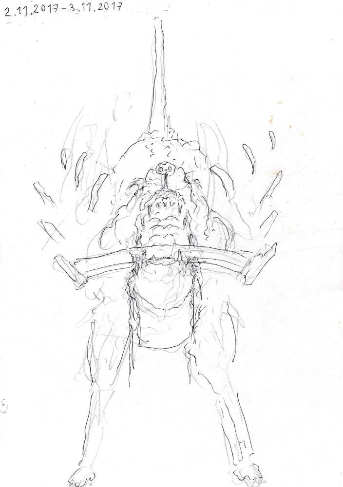 un dessin de rêve de François Monthoux