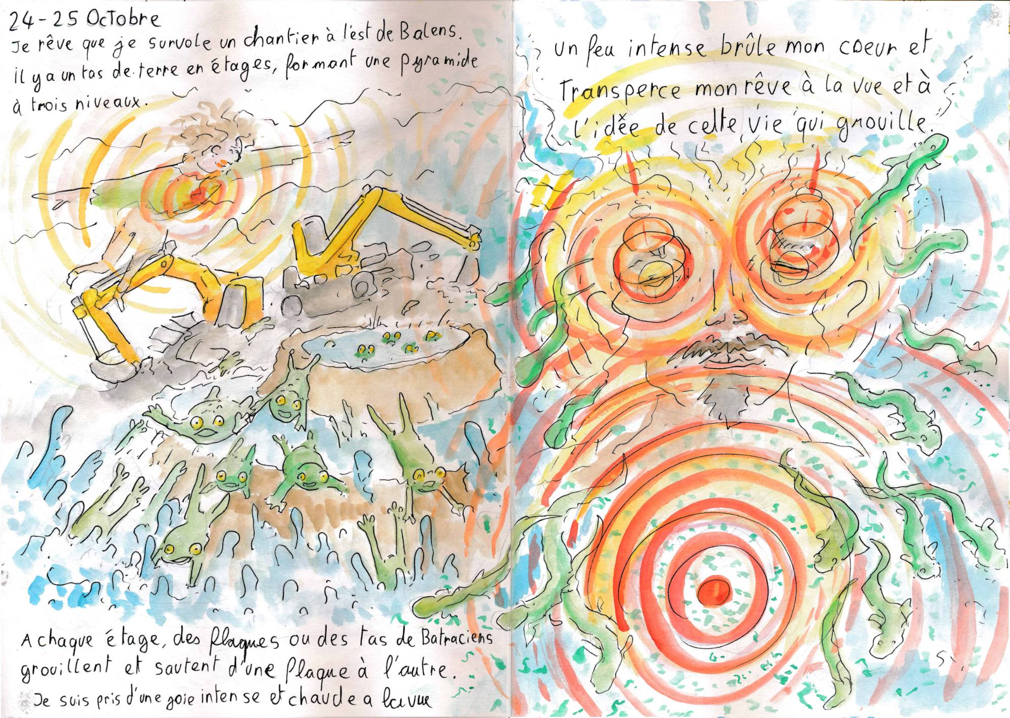 un dessin de rêve de François Monthoux