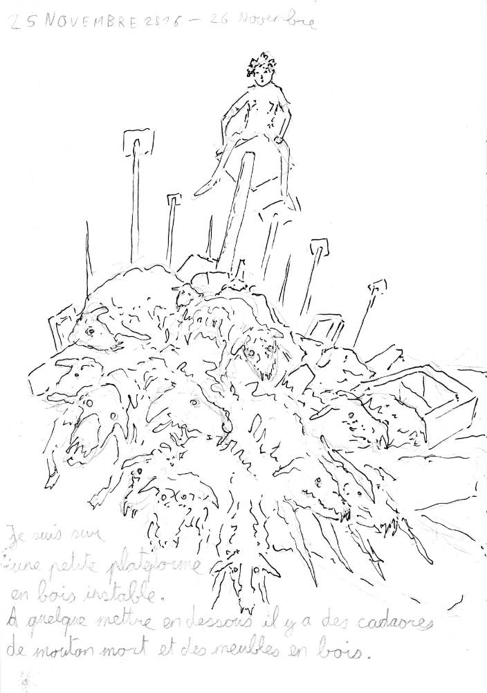 un dessin de rêve de François Monthoux