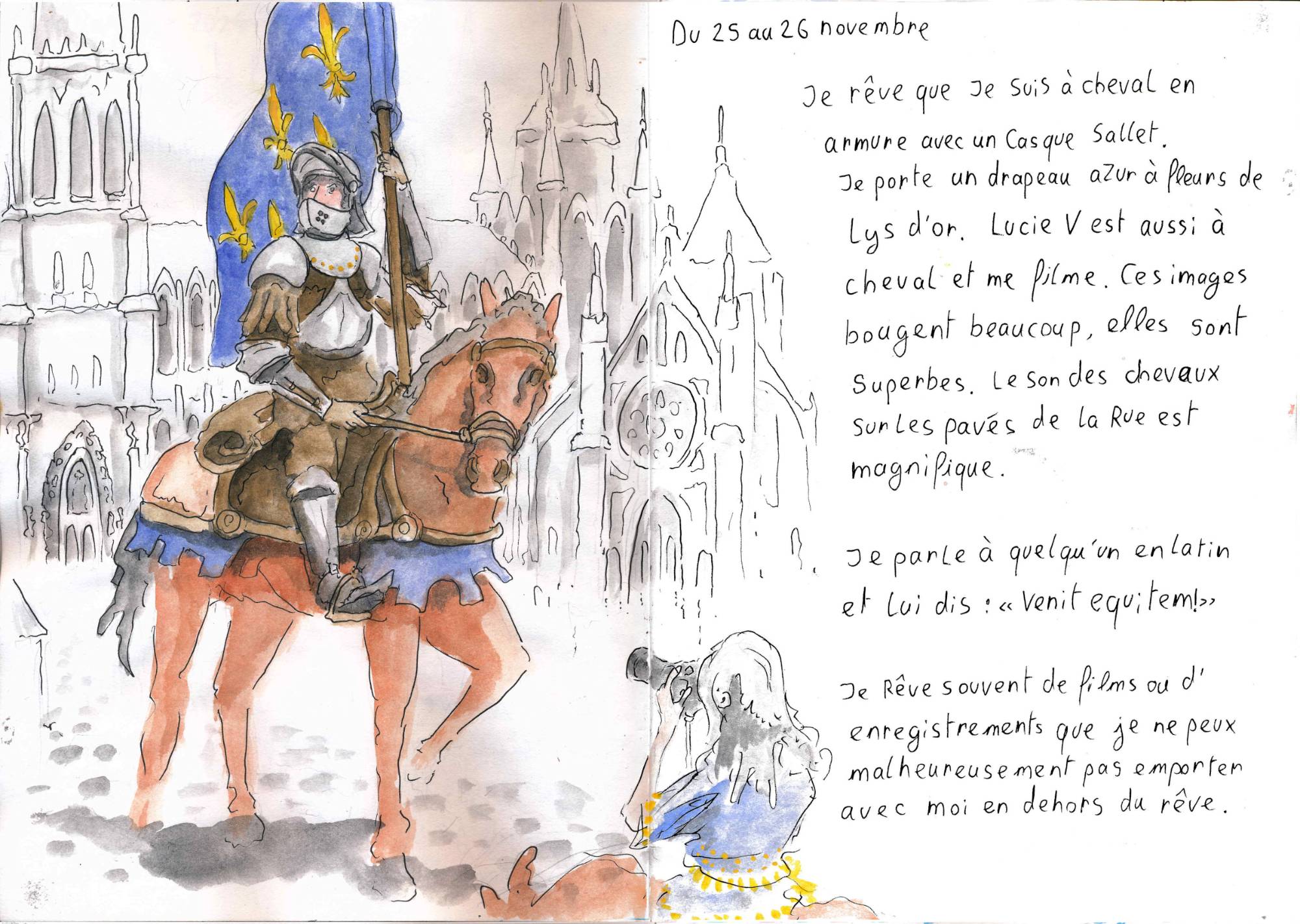 un dessin de rêve de François Monthoux