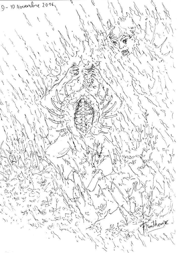 un dessin de rêve de François Monthoux