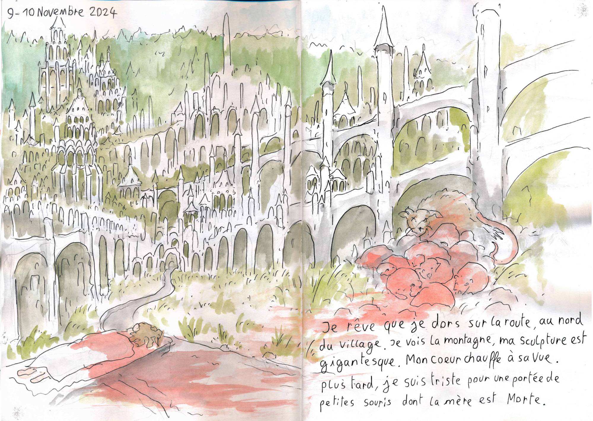 un dessin de rêve de François Monthoux