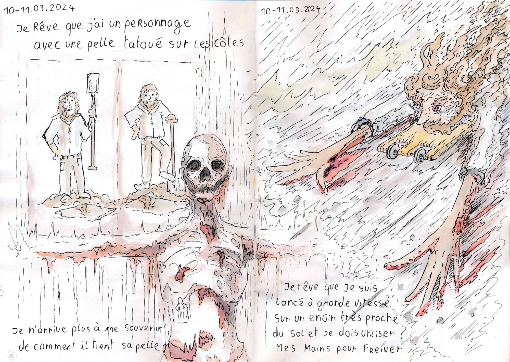 un dessin de rêve de François Monthoux