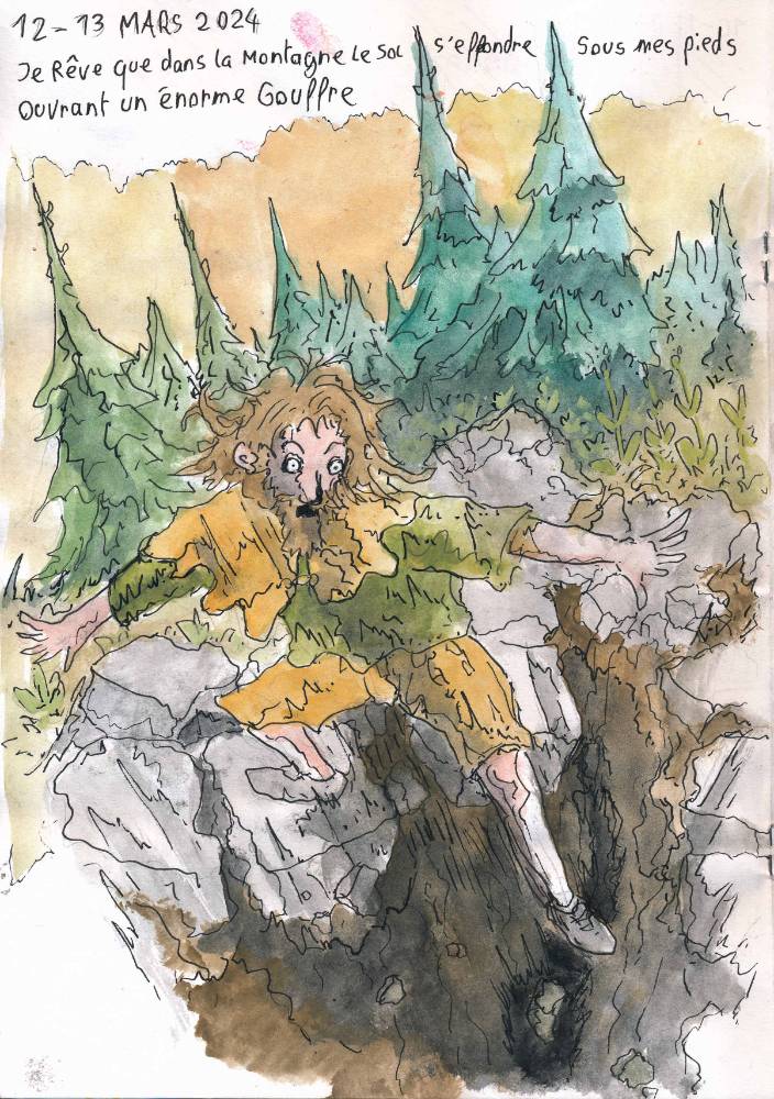 un dessin de rêve de François Monthoux