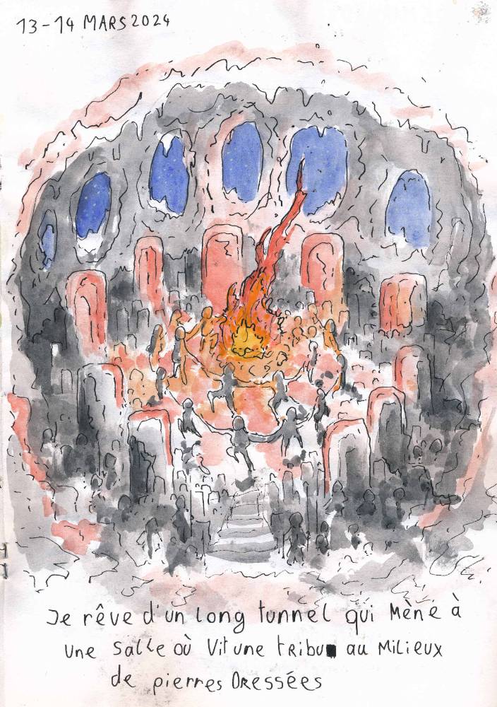 un dessin de rêve de François Monthoux