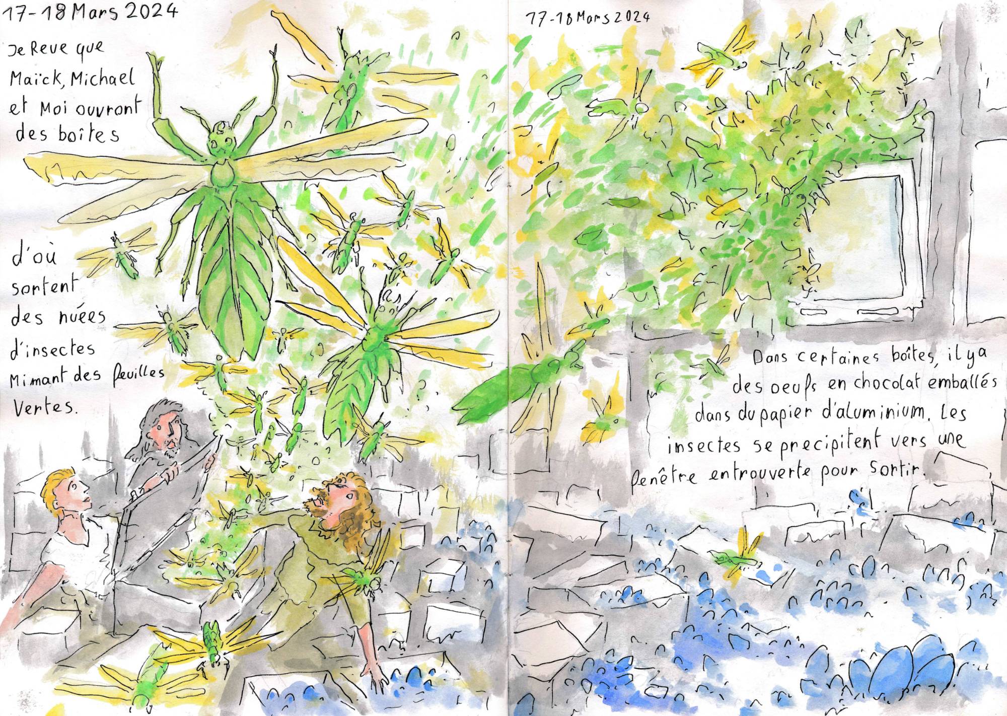 un dessin de rêve de François Monthoux