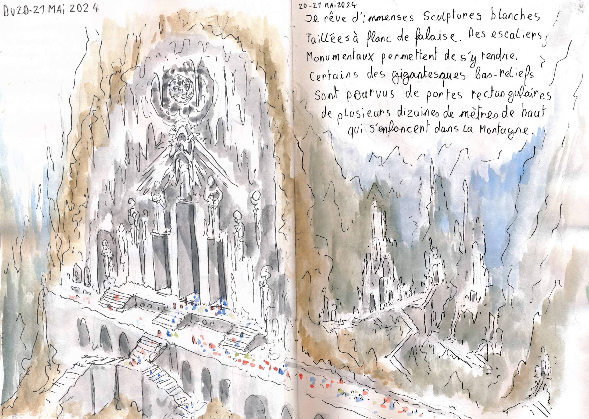 un dessin de rêve de François Monthoux