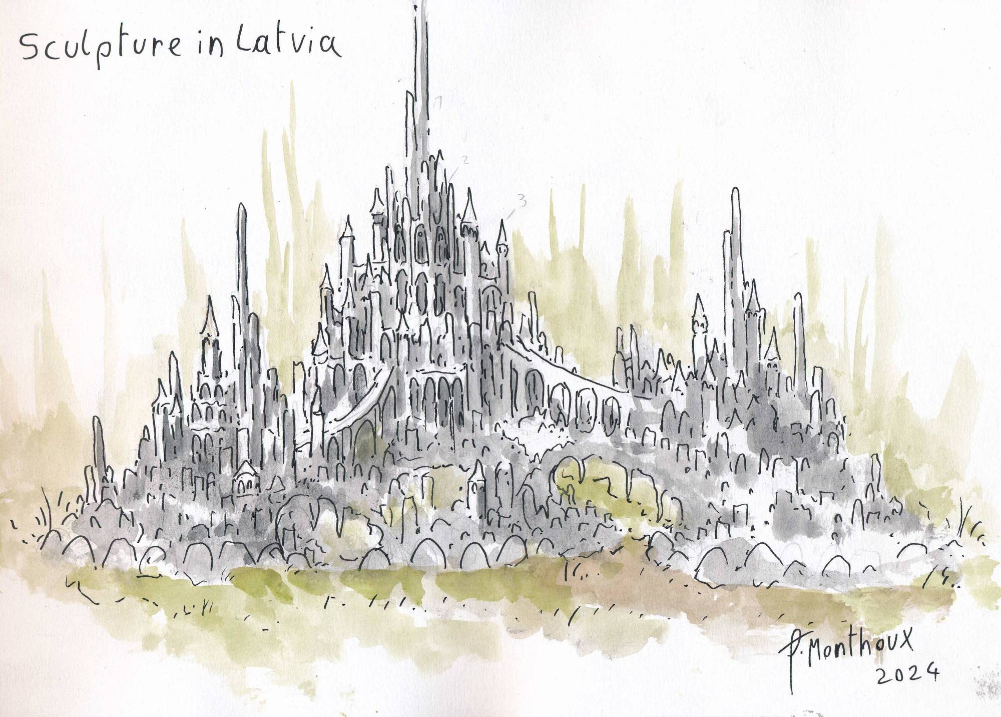 un dessin de François Monthoux