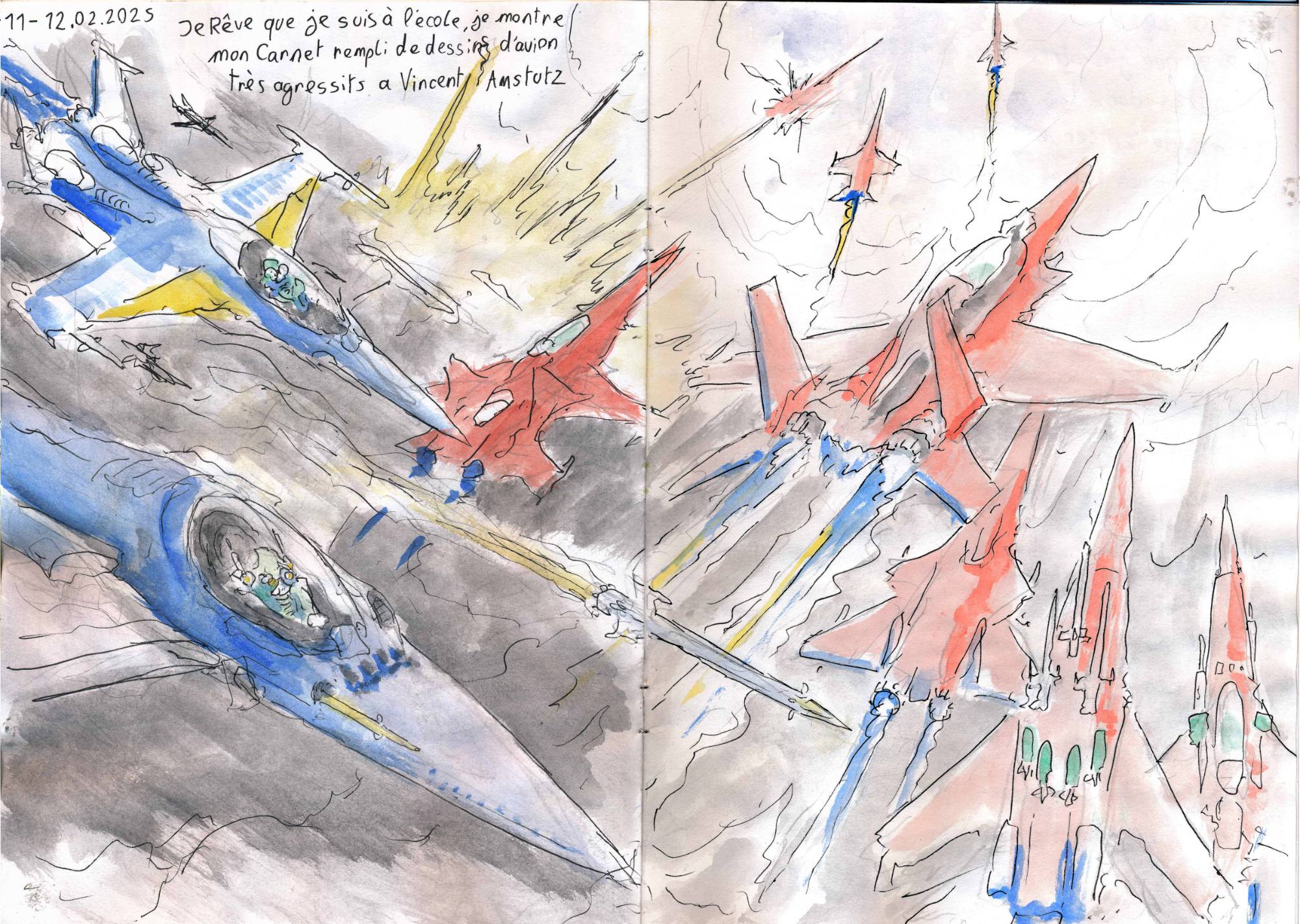 un dessin de rêve de François Monthoux
