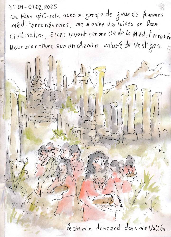 un dessin des rêve de François Monthoux