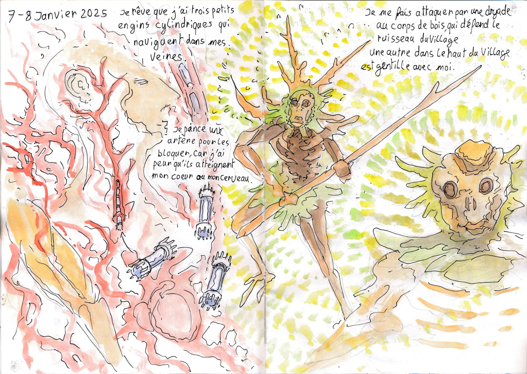 un dessin de rêve de François Monthoux