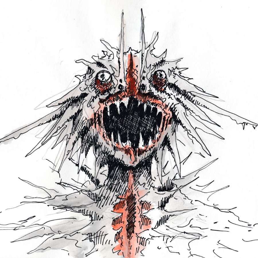 un dessin généré par intelligence artificiel ia par François Monthoux artiste suisse