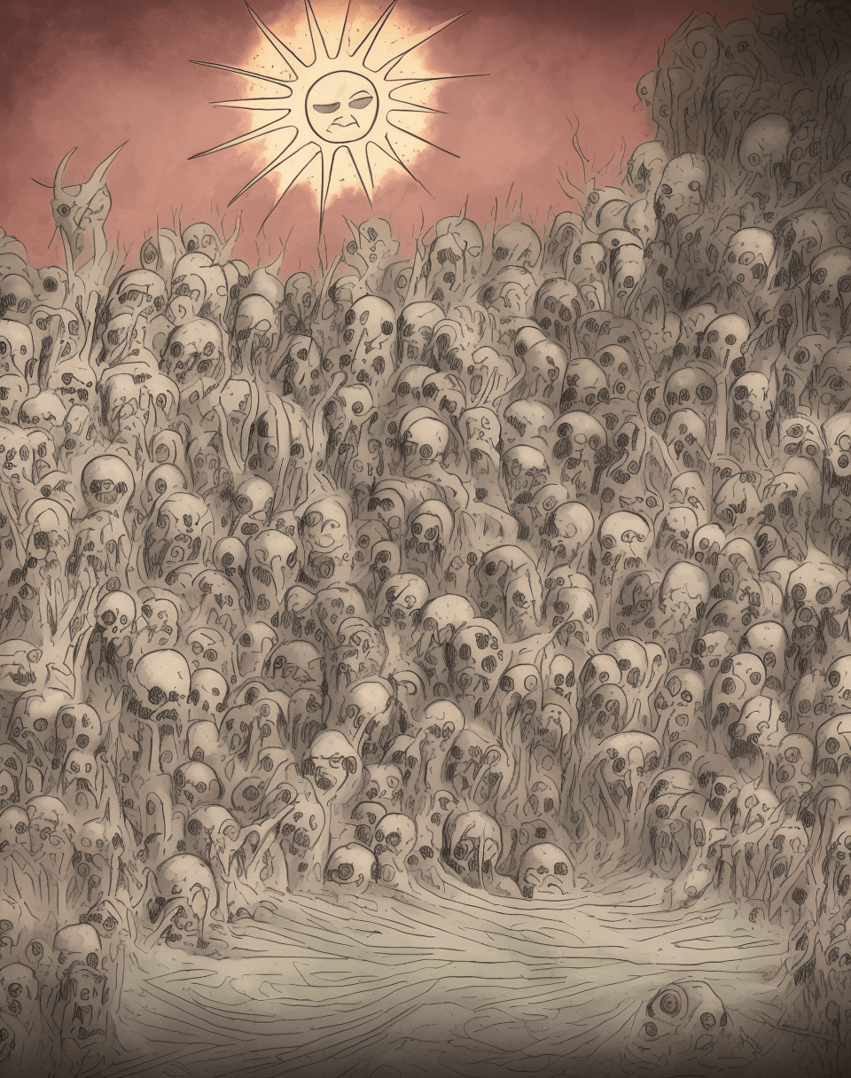 un dessin généré par intelligence artificiel ia par François Monthoux artiste suisse