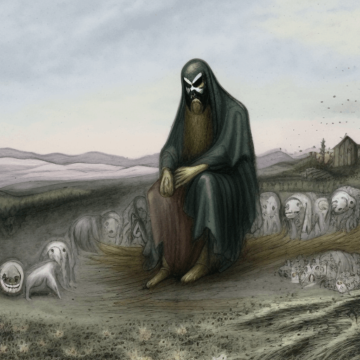 un dessin généré par intelligence artificiel ia par François Monthoux artiste suisse