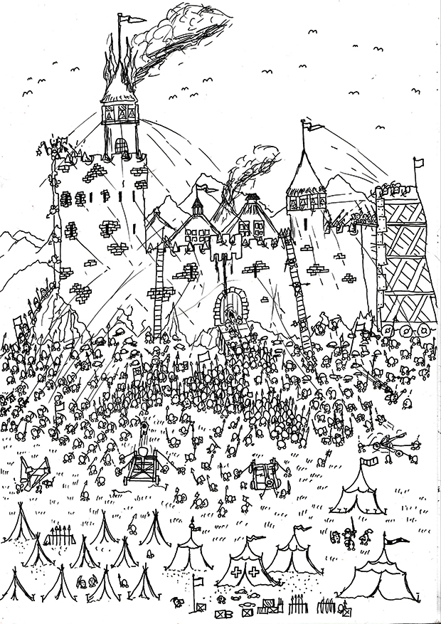 un dessin de François Monthoux