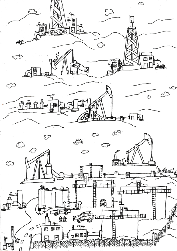 un dessin de François Monthoux